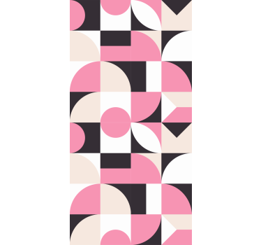 Fenster Rollo modern geometrische formkonfiguration - TenStickers