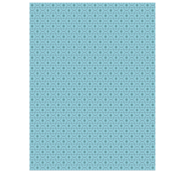 Rollo Fenster Muster blaues kompliziertes design - TenStickers