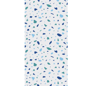 Textur und Muster Rollos Blautöne terrazzo - TenStickers