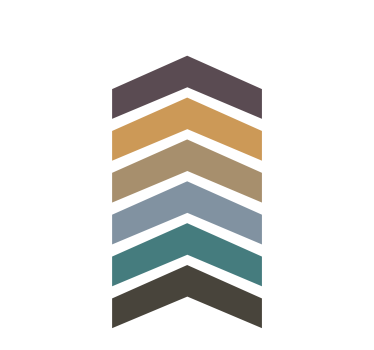 Fenster Rollo modern chevron-musterschichten - TenStickers