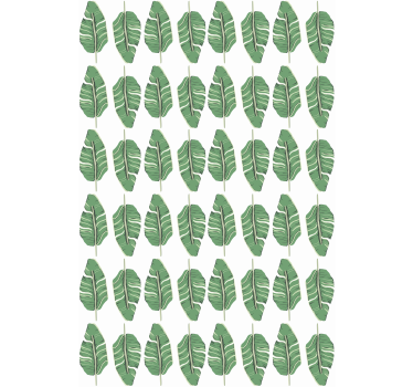 Rollo Fenster Blumen blattmustermotiv - TenStickers
