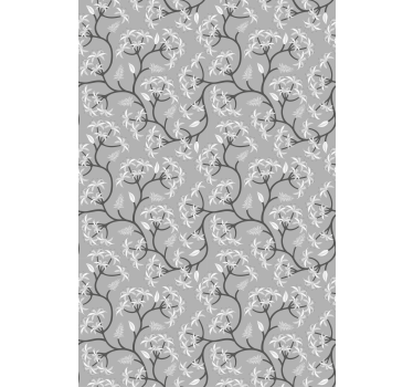 Rollo Fenster Blumen elegante blumenzweige - TenStickers