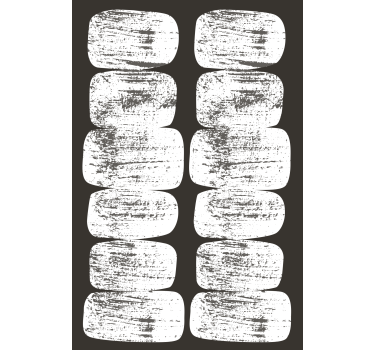 Rollo Fenster Muster abstrakte pinselstriche - TenStickers