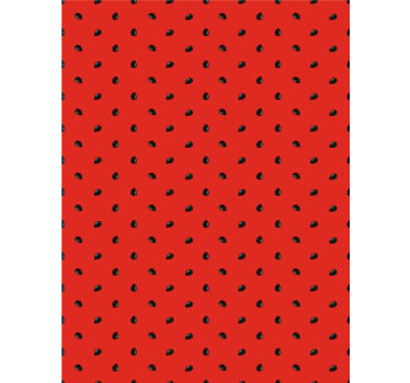 Rollo Fenster Obst rotes erdbeermuster - TenStickers