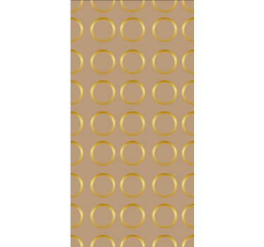 Rollo Fenster Muster geometrisches kreisthema - TenStickers