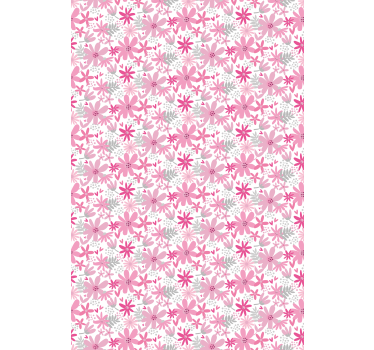 Küchenfenster Rollo rosa blumenmuster - TenStickers