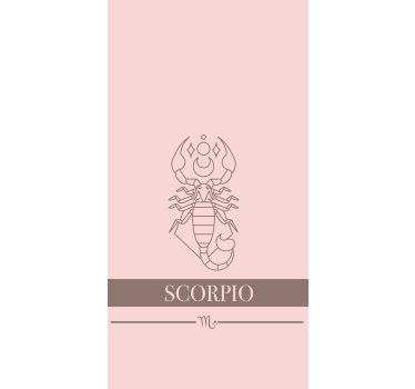 Rollo Fenster Spruch skorpion sternzeichen - TenStickers