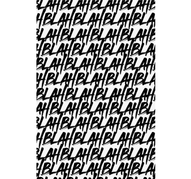 Rollo Fenster Spruch ausdrucksstarkes typografiemuster - TenStickers