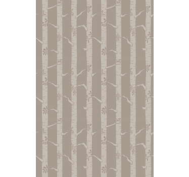 Rollo Fenster Baum birke braunes muster - TenStickers