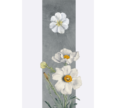 Rollo Fenster Blumen weißer blumenstrauß - TenStickers