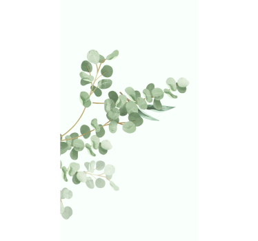 Blumen und Pflanzen Rollos "boho" lässt Muster - TenStickers