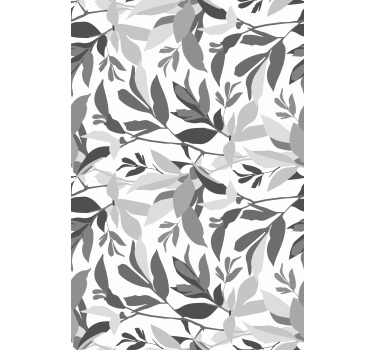 Rollo Fenster Blumen stilvolles blattmuster - TenStickers