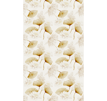 Rollo Fenster Blumen ruhige seerosen - TenStickers