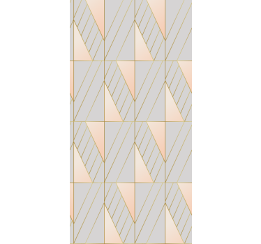 Fenster Rollo modern gometrisch gemusterte linien - TenStickers