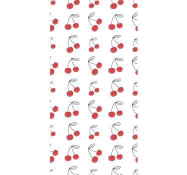 Rollo Fenster Obst kirschfruchtmuster - TenStickers