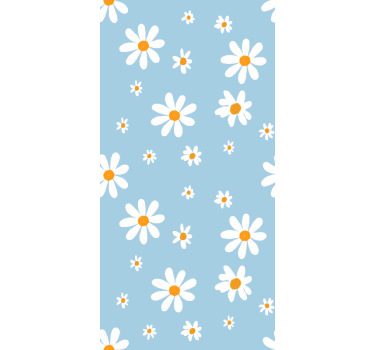 Rollo Fenster Blumen zarte gänseblümchen-muster - TenStickers