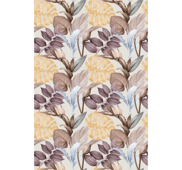 Blumen Rollo Tropische Pflanzen xxl - TenStickers