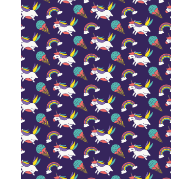 Rollos für Kinder Einhorn-Muster - TenStickers