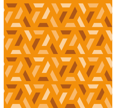 Rollos fürs Wohnzimmer geometrische orangetöne - TenStickers