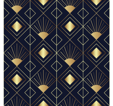 Rollo Fenster Elegant art-déco-stil - TenStickers