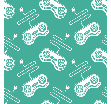Rollo Fenster Geek retro-weißes bedienmuster - TenStickers