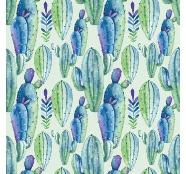 Rollo Fenster Kaktus botanischer stil - TenStickers