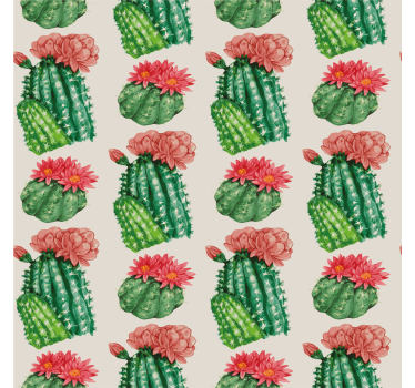 Rollo Fenster Kaktus wüste blumen - TenStickers