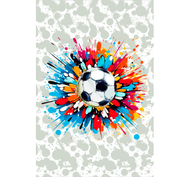 Rollo Fenster Fußball explosion - TenStickers
