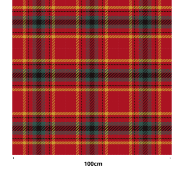 Rollos rot weihnachtliche rote tartan-textur - TenStickers