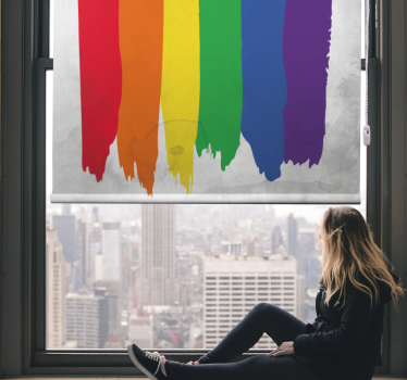 Andere Rollos Aquarell pride day flag - TenStickers