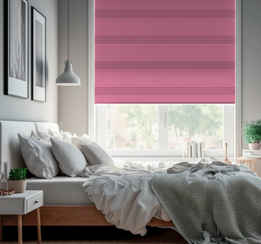 Streifen Rollos Ehe dunkeles Rosa - TenStickers