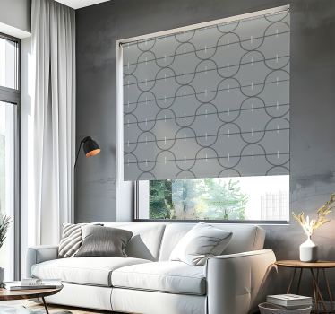 Rollo Fenster Elegant unregelmäßiges streifenmuster - TenStickers