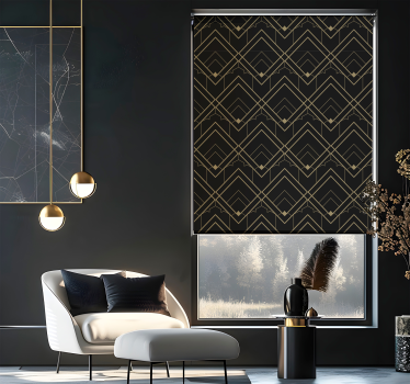 Rollo Fenster Elegant vektormuster - TenStickers