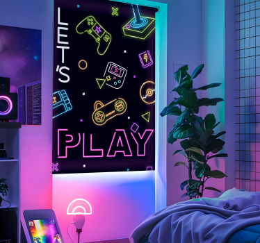 Rollo Fenster Geek neonsteuerung - TenStickers