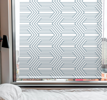Fenster Rollo modern geometrisches linienkonzept - TenStickers