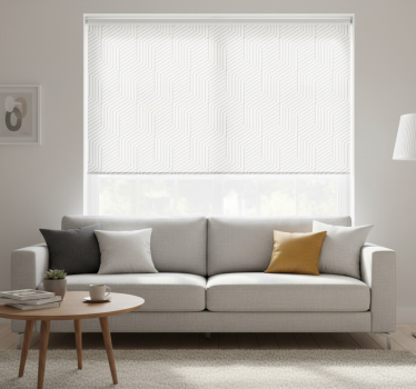 Fenster rollo modern in modernen unterschiedlichen achtecken - TenStickers