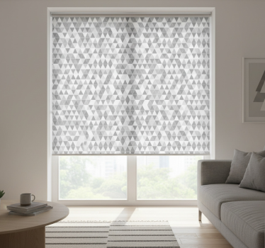 Fenster rollo modern in verschiedenen grautönen - TenStickers