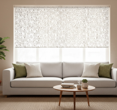 Fenster rollo modern mit muster kleine bäume - TenStickers