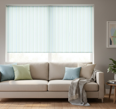 Fenster rollo modern mit pastellfarbenem streifenmuster - TenStickers