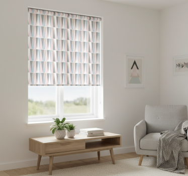 Fenster rollo modern mit skandinavischen dreiecken - TenStickers