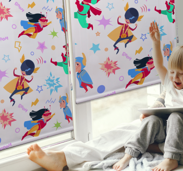 Rollo Fenster Superhelden superhelden-abenteuer - TenStickers