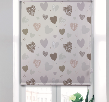Große herzen romantik Rollo - TenStickers
