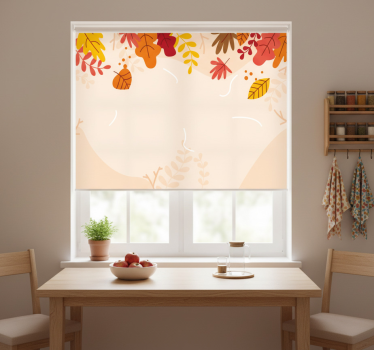 Küchenfenster rollo herbsternte - TenStickers