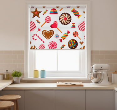 Küchenfenster rollo süßer mosaik - TenStickers