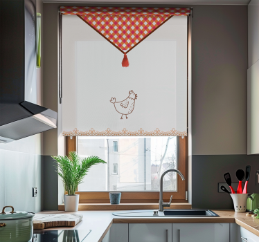 Küchenfenster Rollo traditioneller landhausstil - TenStickers