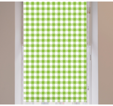 Moderne Rollos Grün kariertes karo-design - TenStickers