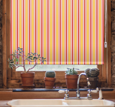 Moderne Rollos Horizontal gestreifte farbtöne - TenStickers