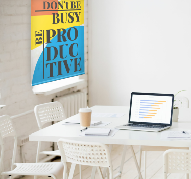 Origineller Rollo Produktiver motivationstext sein - TenStickers