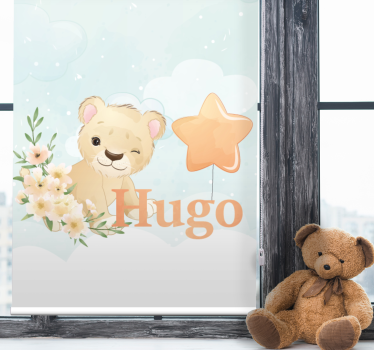 Rollo Fenster Babyzimmer benutzerdefinierte löwenjunges - TenStickers