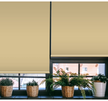 Rollo Fenster Blickdicht neutrale strukturierte farbtöne - TenStickers